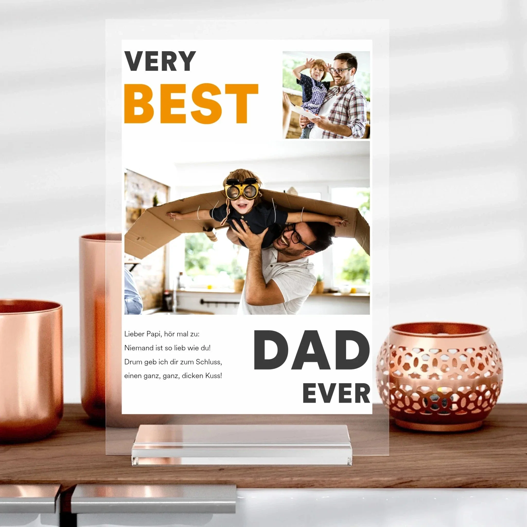 Best Dad Aufsteller aus Glas - Image 2