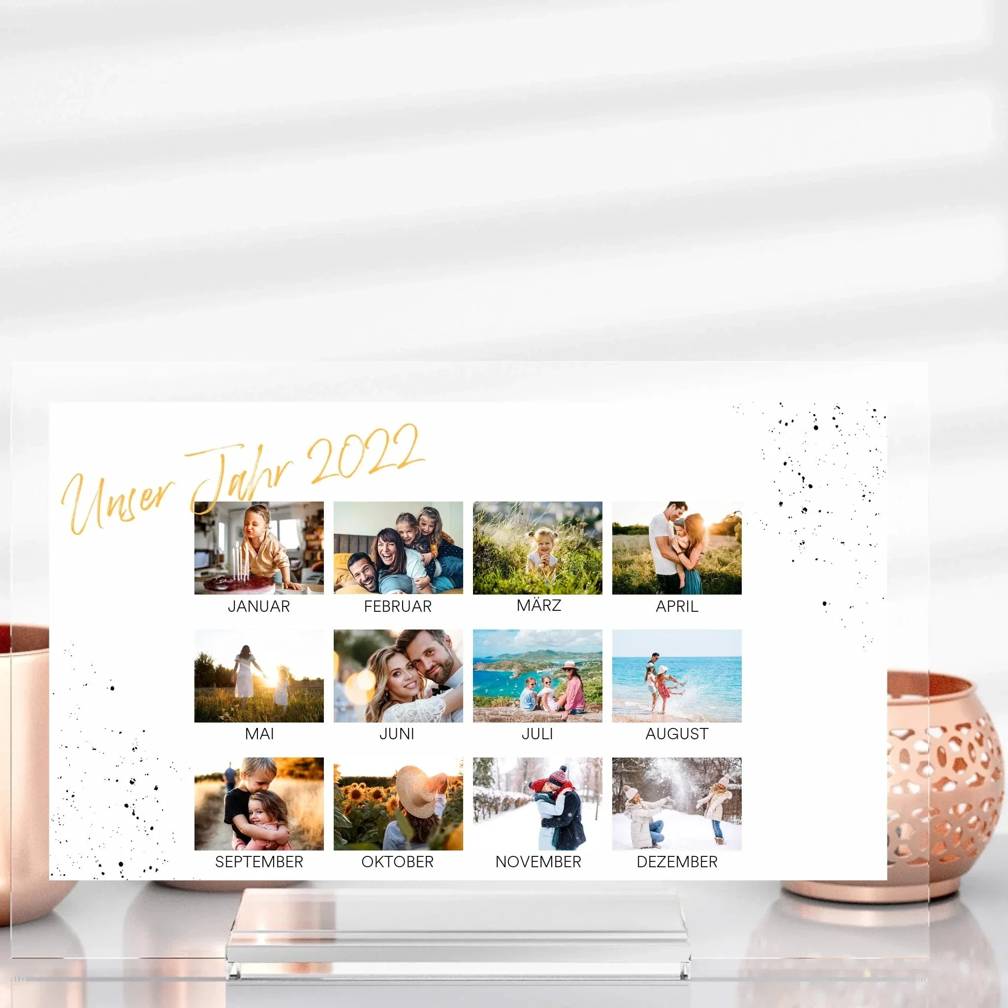 Fotokalender Aufsteller aus Glas - Image 4