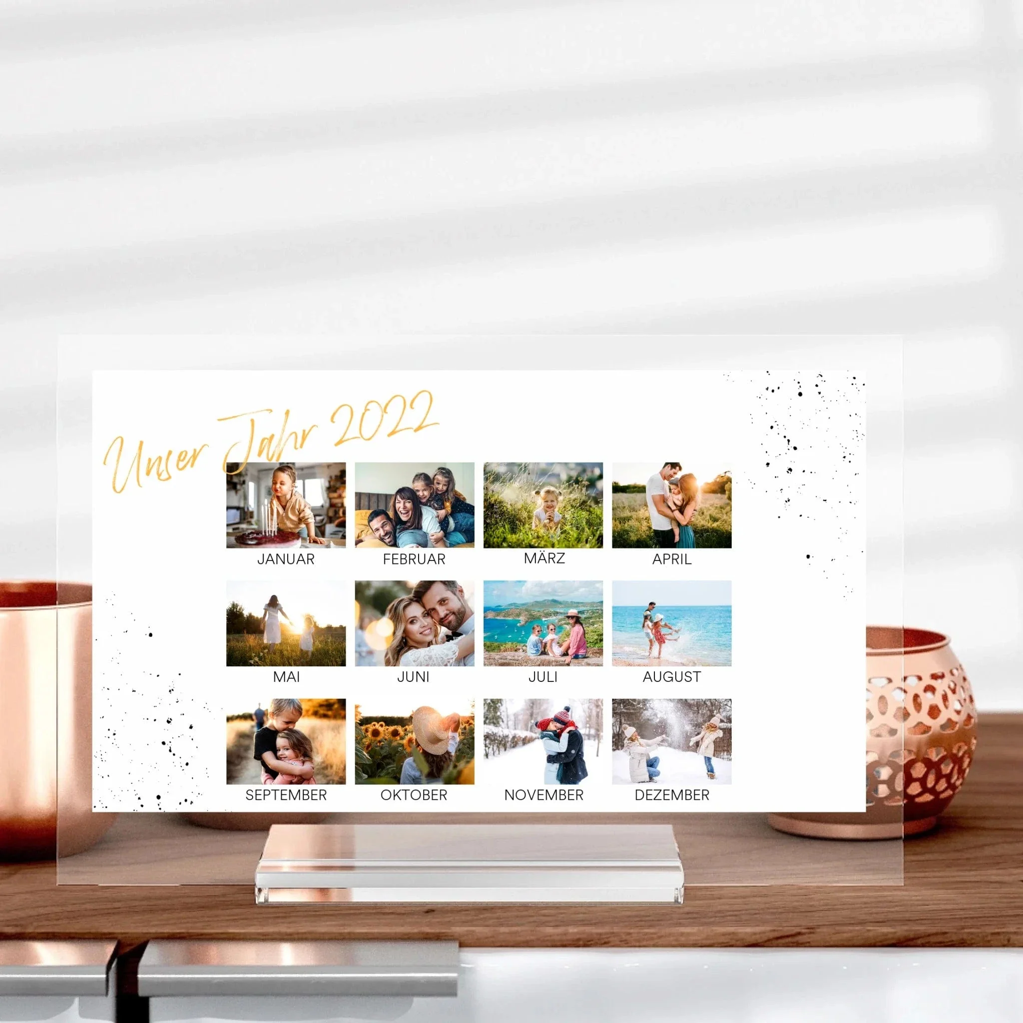 Fotokalender Aufsteller aus Glas - Image 5