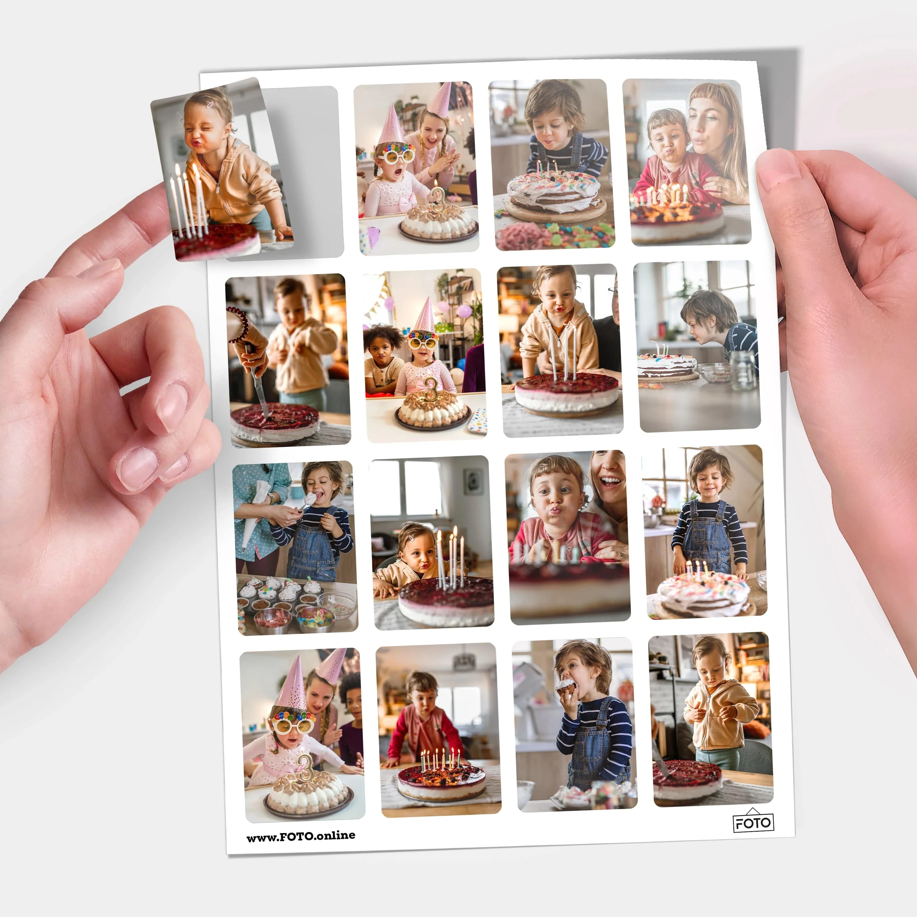 Selbstklebende Fotosticker online bestellen: rund, quadratisch & Herzform - Image 24