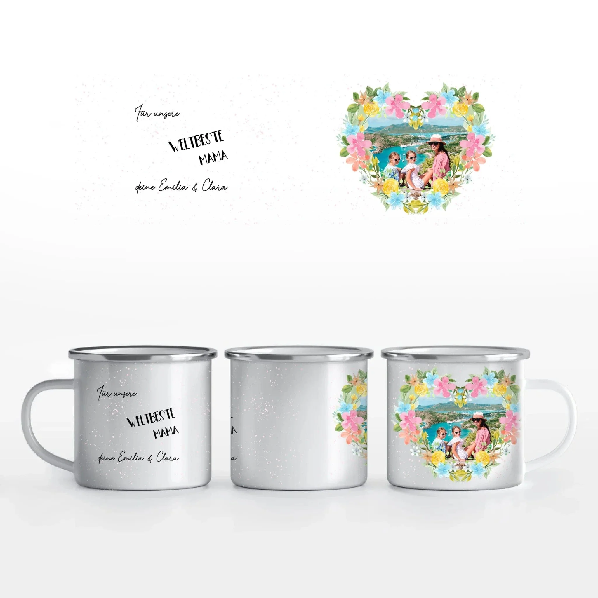 Fototasse Muttertag "Blümchen Herz" - Image 12