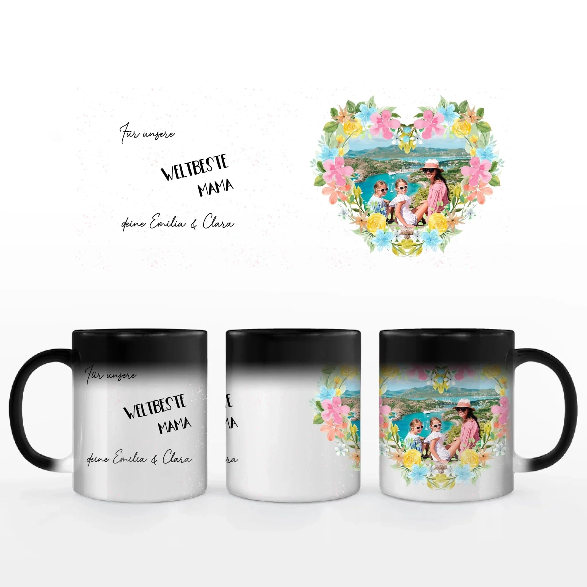 Fototasse Muttertag "Blümchen Herz" - Image 8