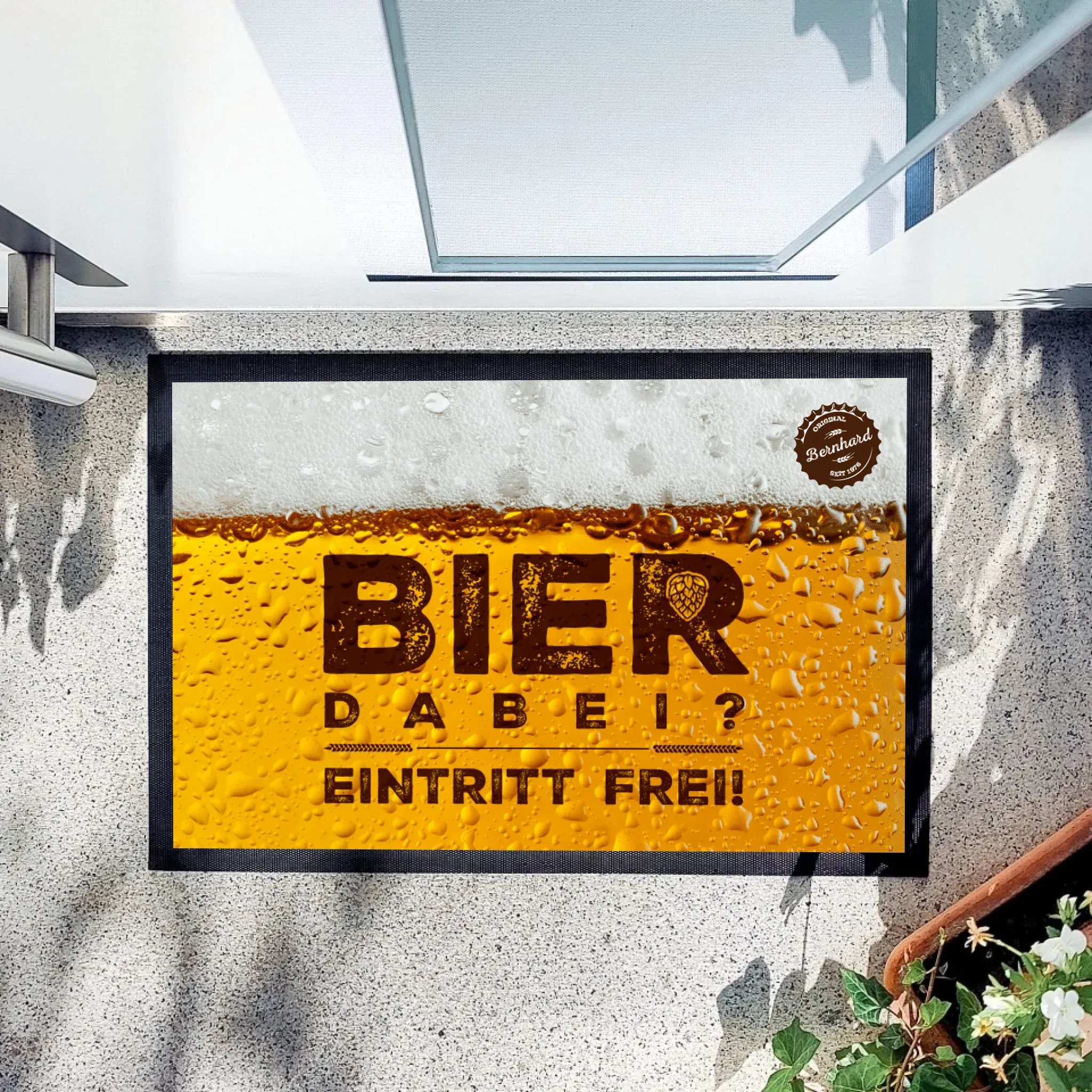 Fußmatte "Bier dabei? Eintritt frei!" - Image 4