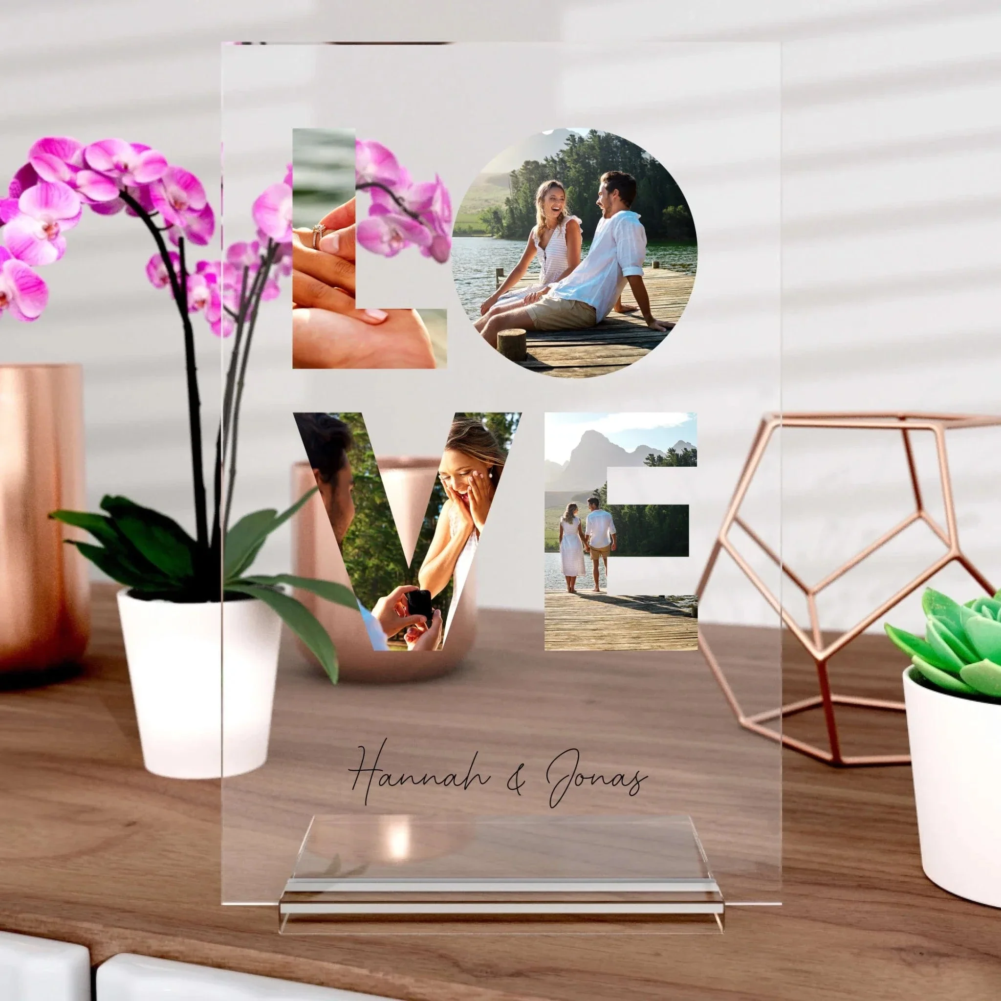 LOVE Aufsteller aus Glas - Image 3