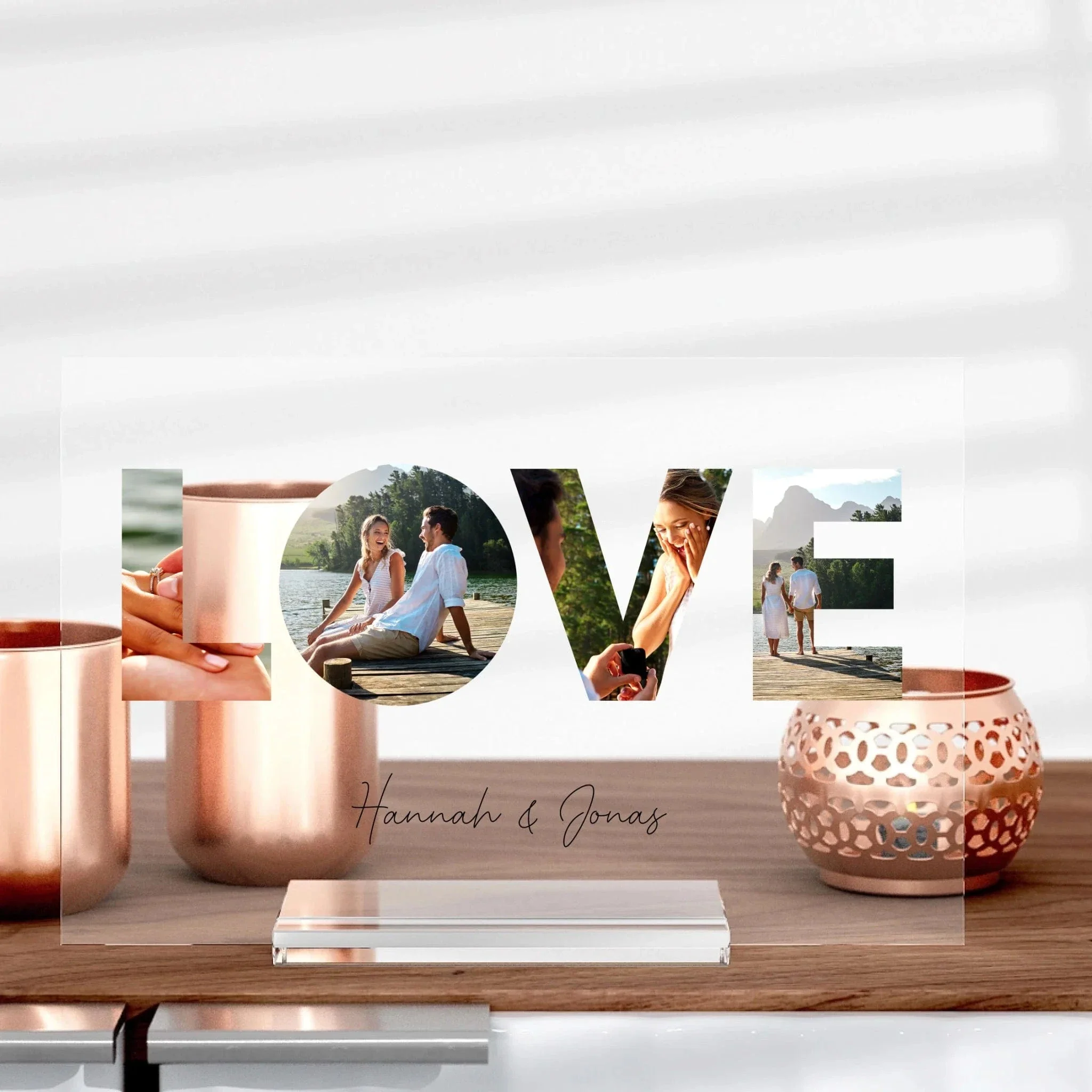 LOVE Aufsteller aus Glas - Image 5