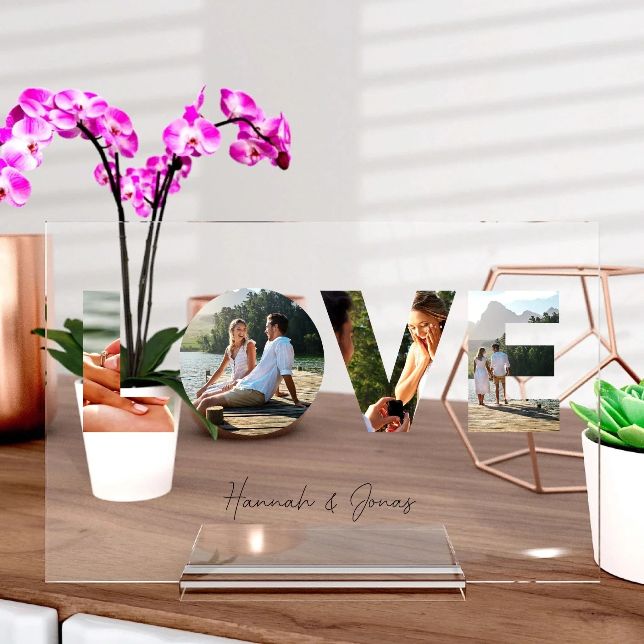 LOVE Aufsteller aus Glas - Image 6