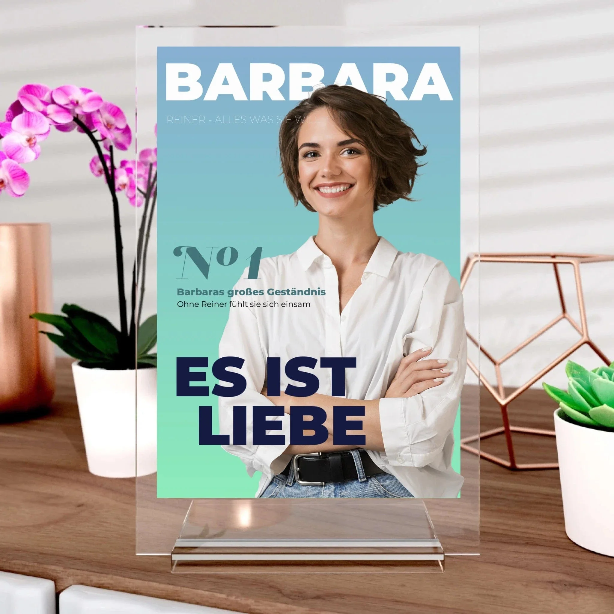 Magazin Cover Fotoaufsteller aus Glas - Image 3