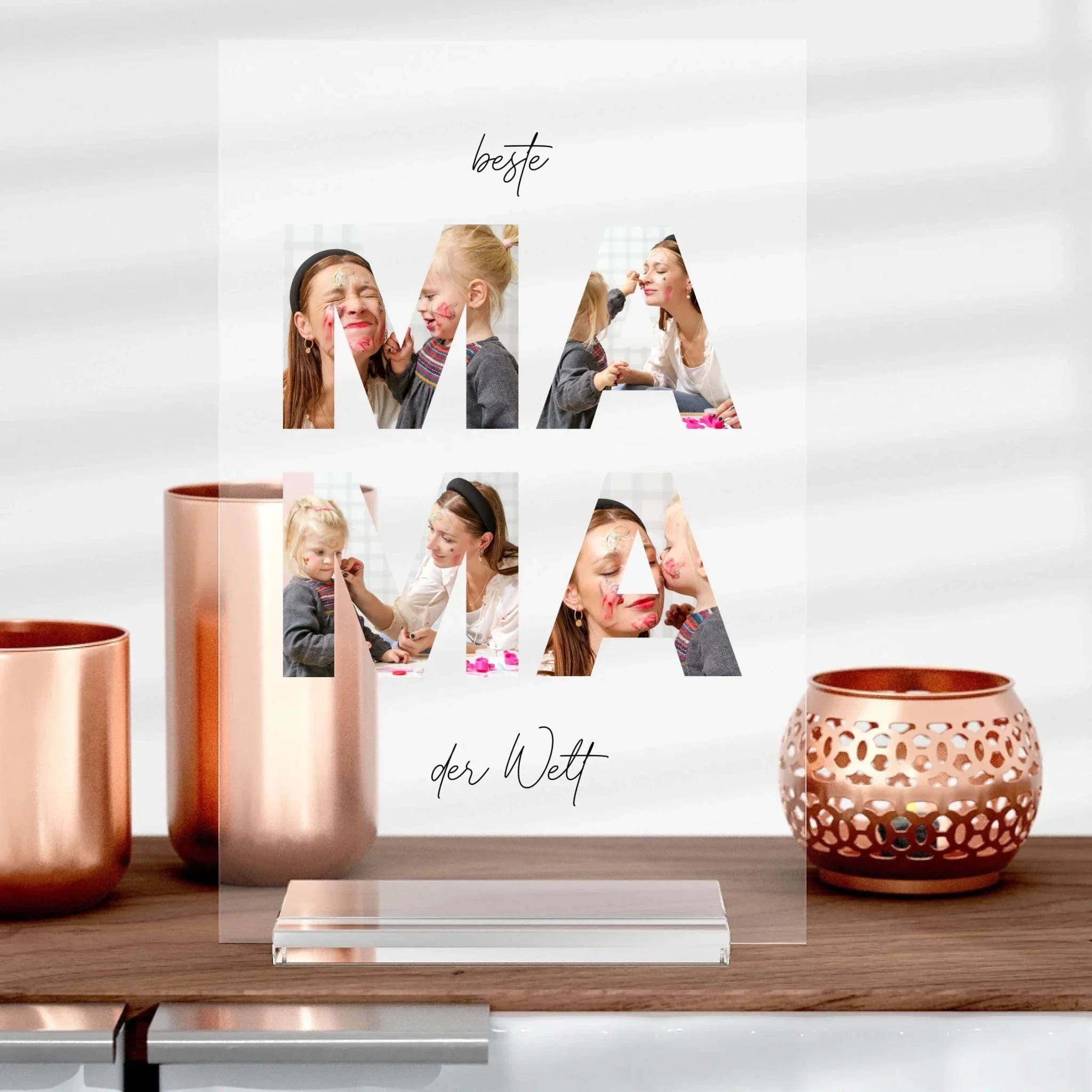 Mama Bild-Aufsteller aus Glas - Image 2