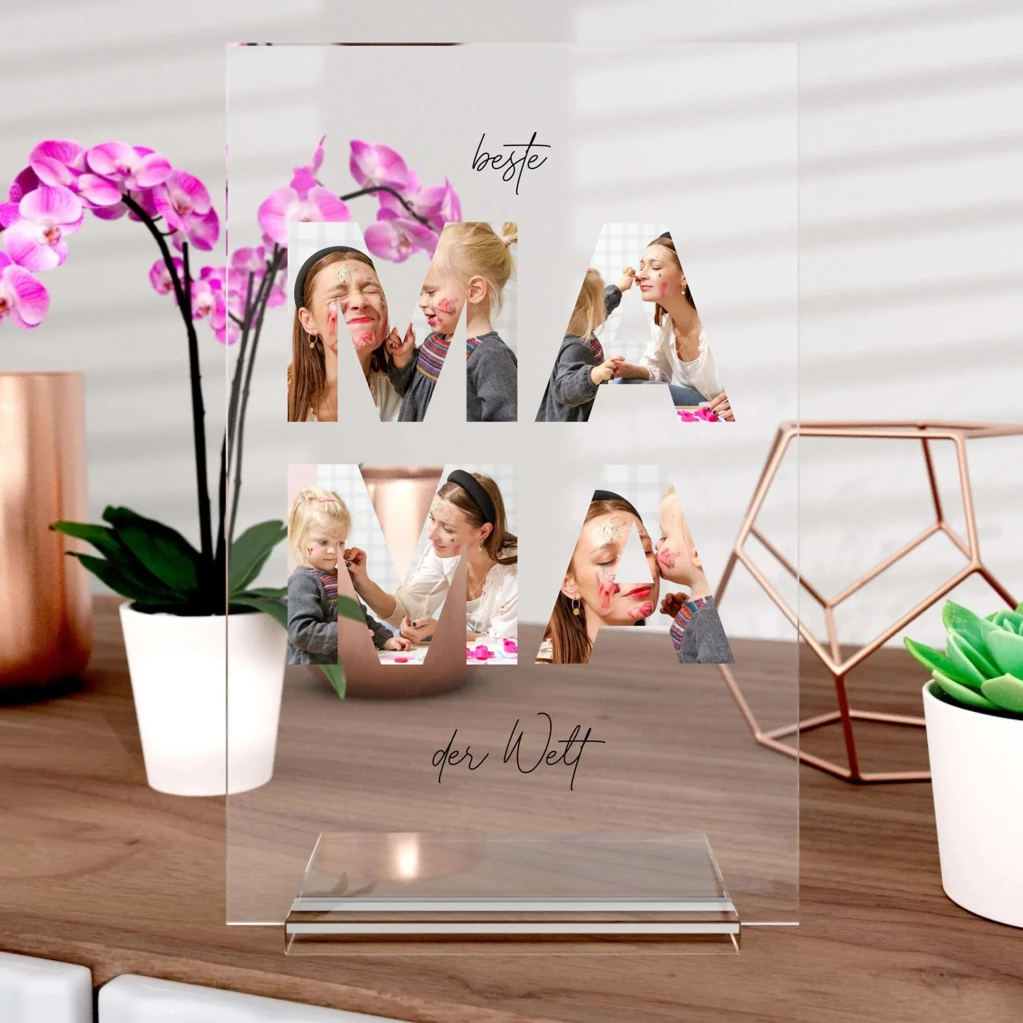 Mama Bild-Aufsteller aus Glas - Image 3