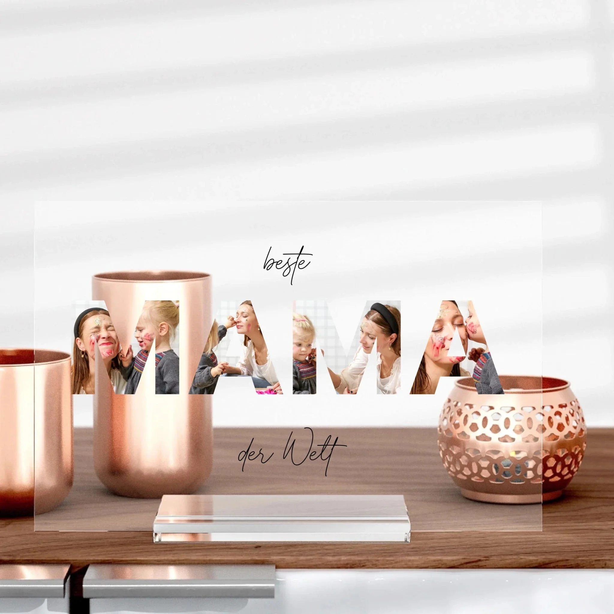 Mama Bild-Aufsteller aus Glas - Image 5