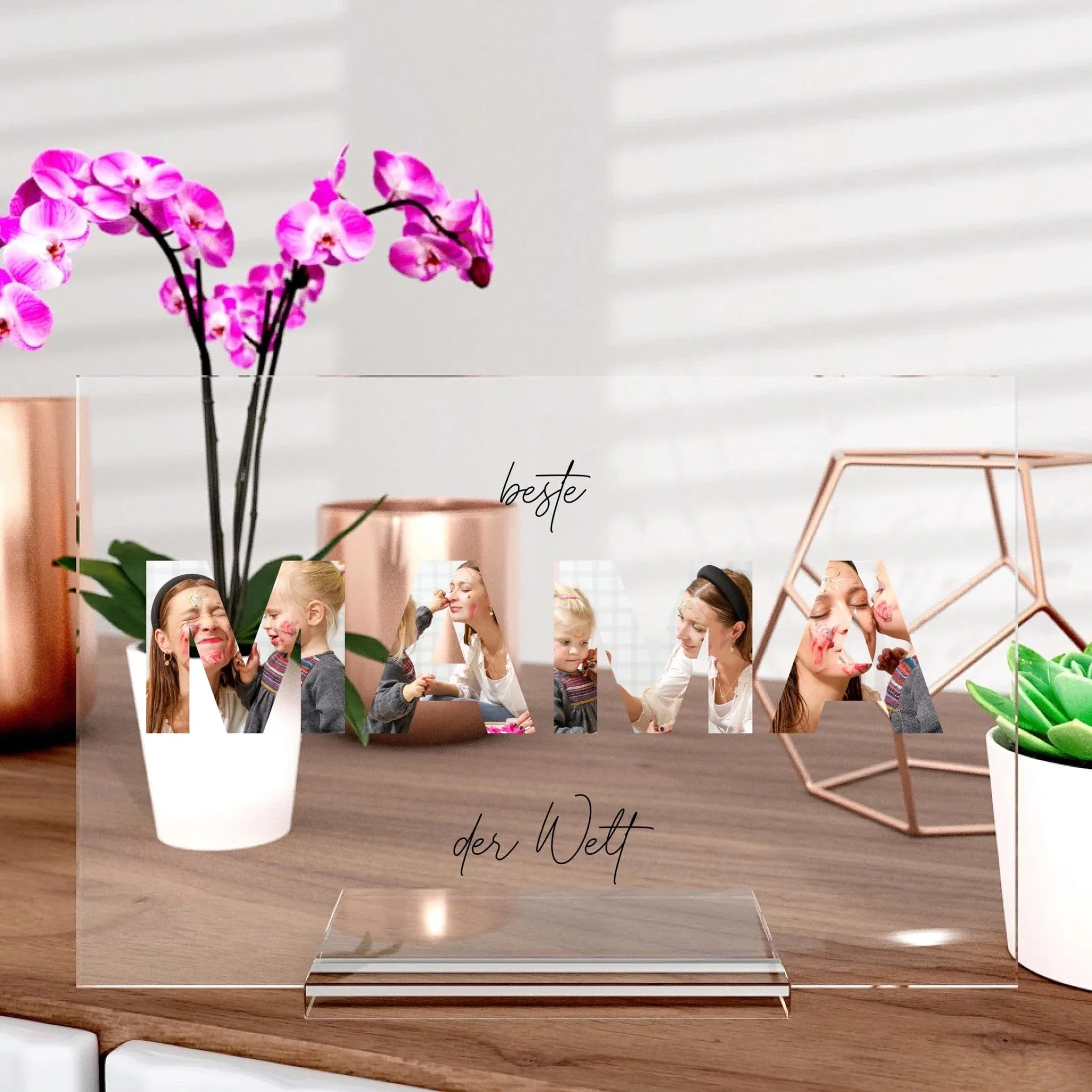 Mama Bild-Aufsteller aus Glas - Image 6