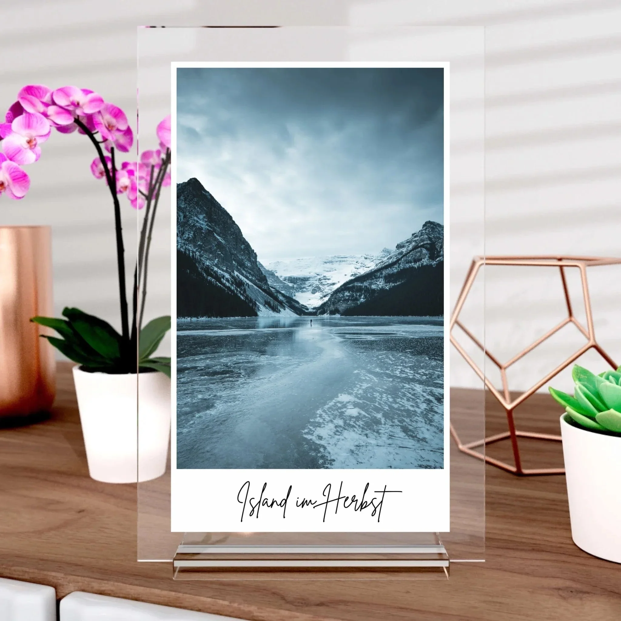 Moderner Fotoaufsteller aus Glas - Image 3