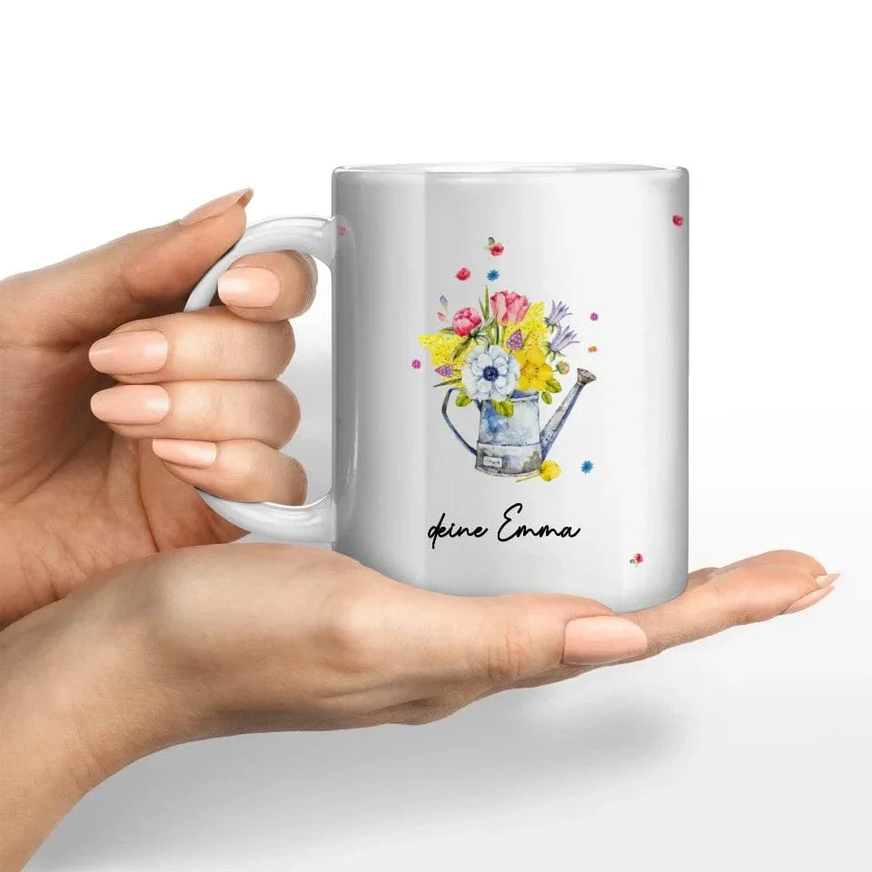 Motivtasse Muttertag "Blümchen Gießkanne" - Image 3