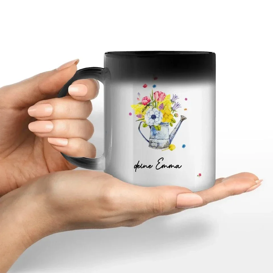 Motivtasse Muttertag "Blümchen Gießkanne" - Image 5