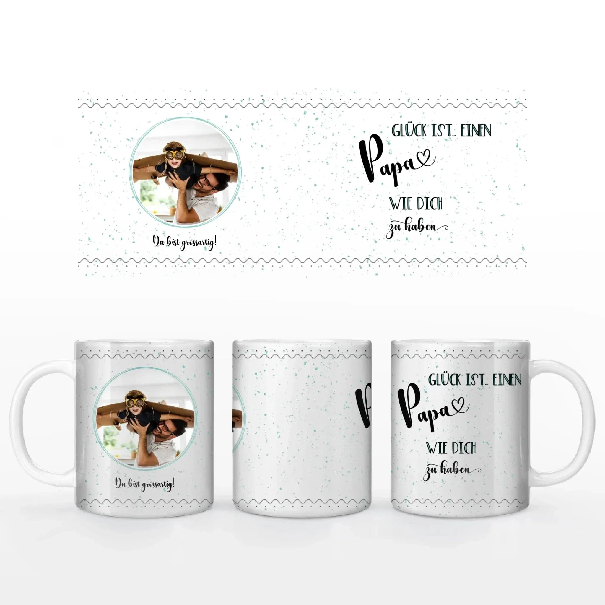 Motivtasse Vatertag "Glück" - Image 4