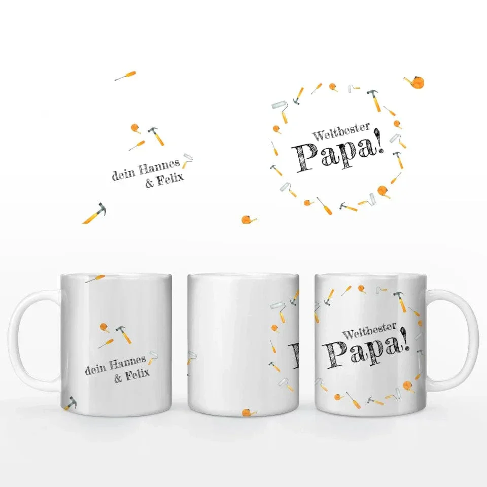 Motivtasse Vatertag "Hammer Papa" - Image 4
