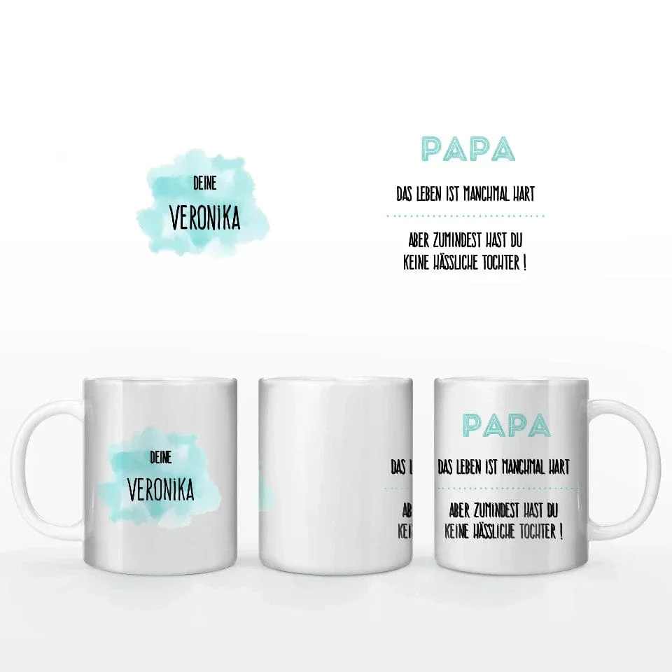 Motivtasse Vatertag "hübsche Tochter" - Image 4