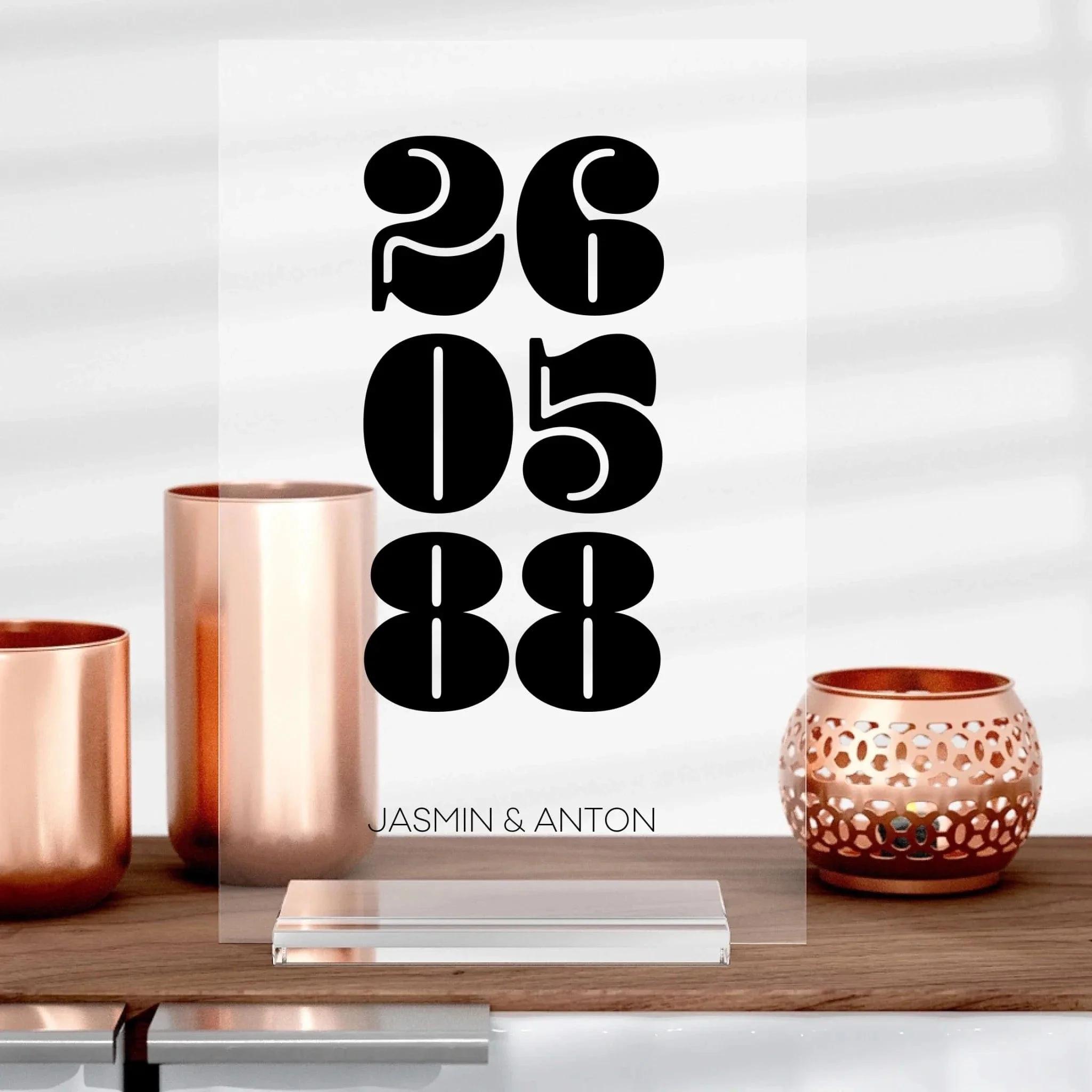 Unser-Datum Cover aus Glas - Image 2